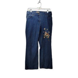 i.e. Relaxed Petite Embroidered Jeans Straight Leg